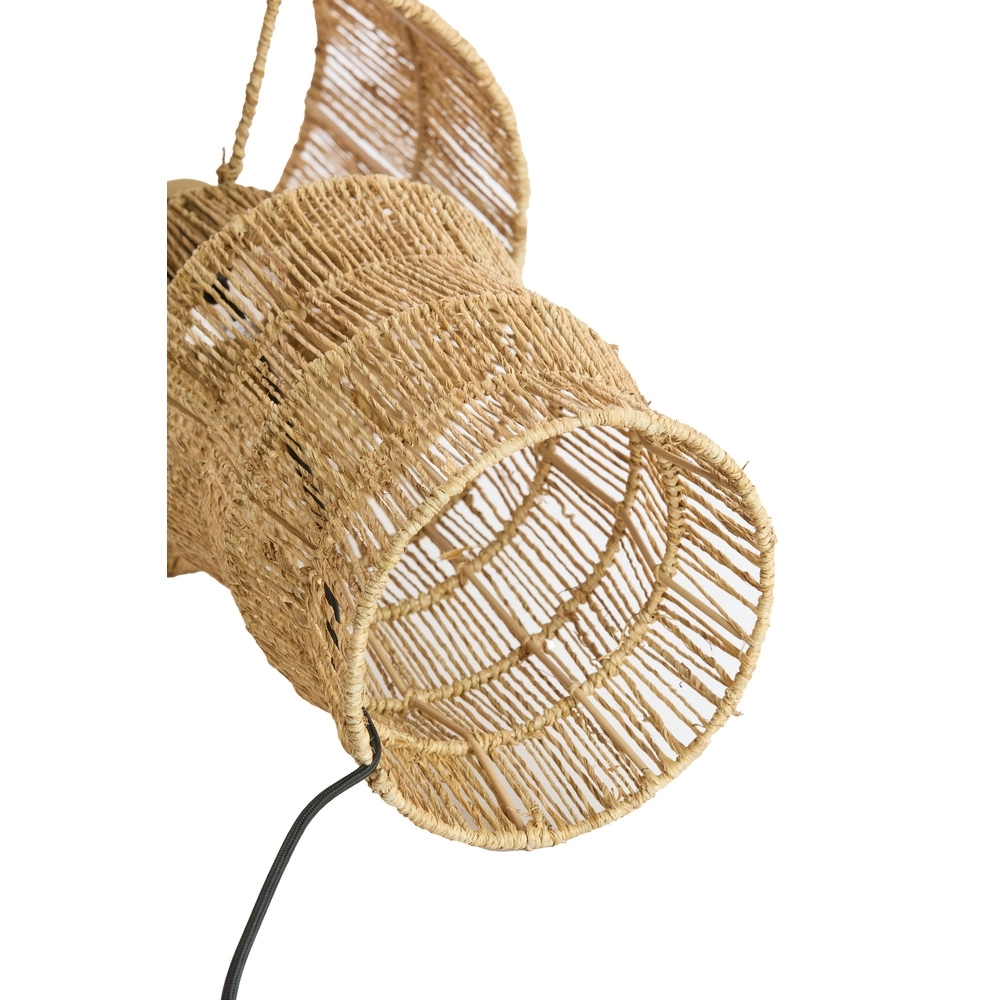 Jute table lamp Tidea Ø 28cm shade Light & Living 8717807836702