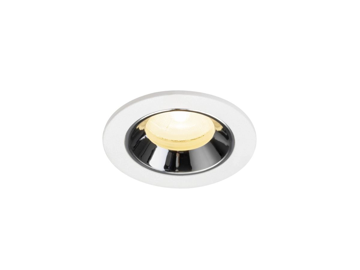 Recessed spotlight Numinos XS white/chrome 3000K - 20deg