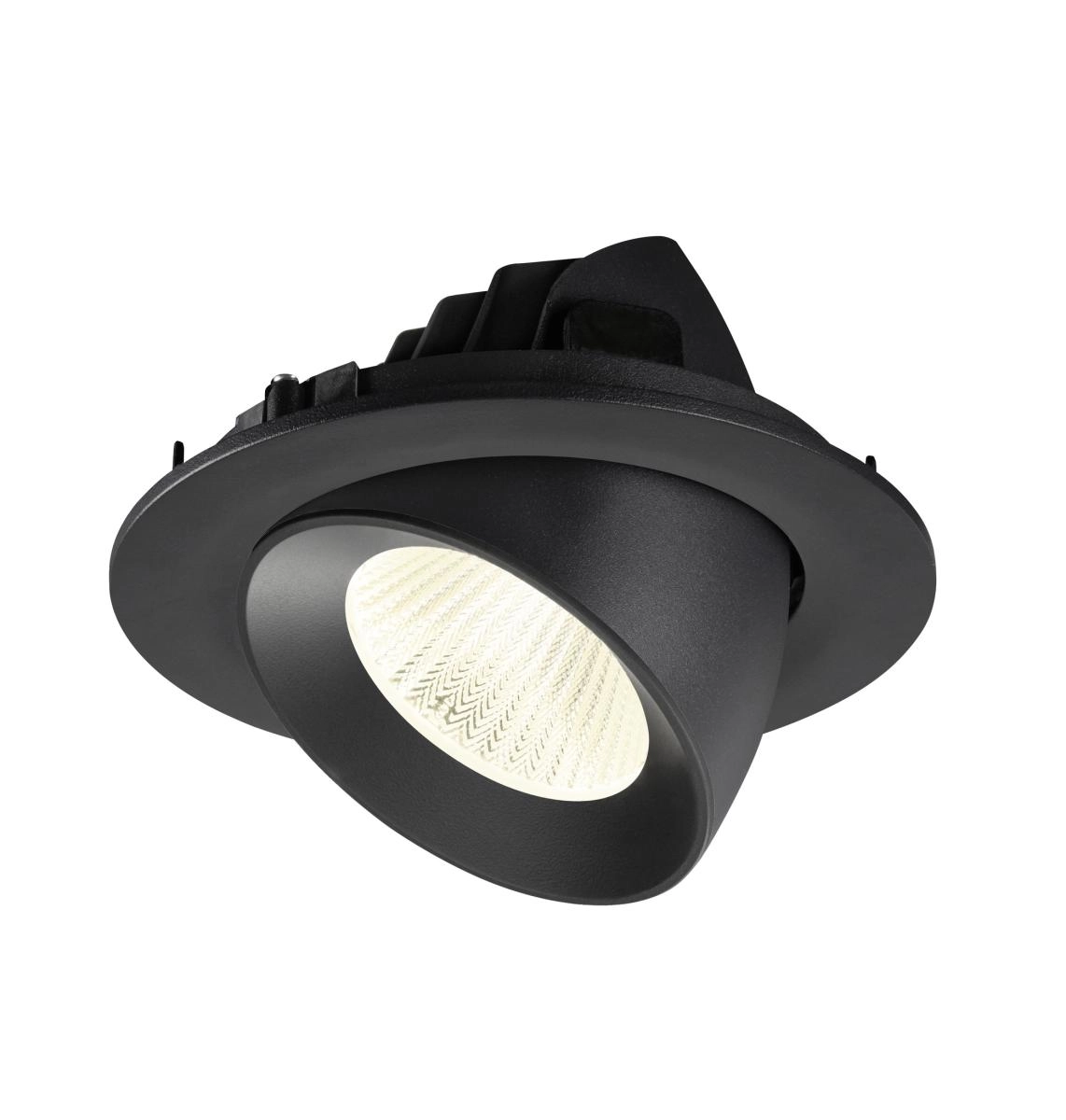 Recessed spotlight Numinos Gimble L black 4000K - 40deg SLV 4024163310123