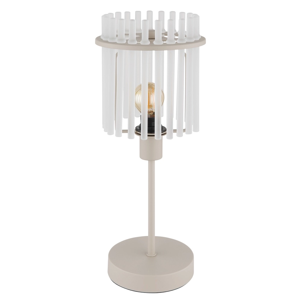 Table lamp Gorley sand brown with glass Globo 9007371569700