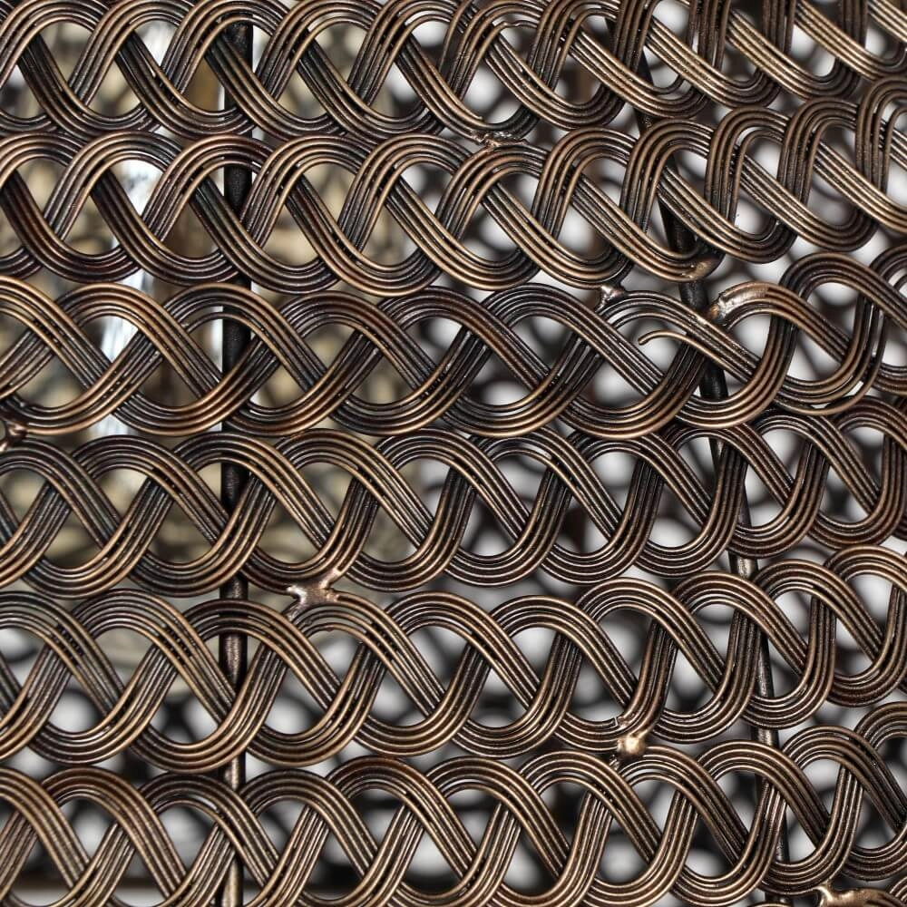 Black rattan pendant lamp Kamara Ø 36cm Trio 4017807617344