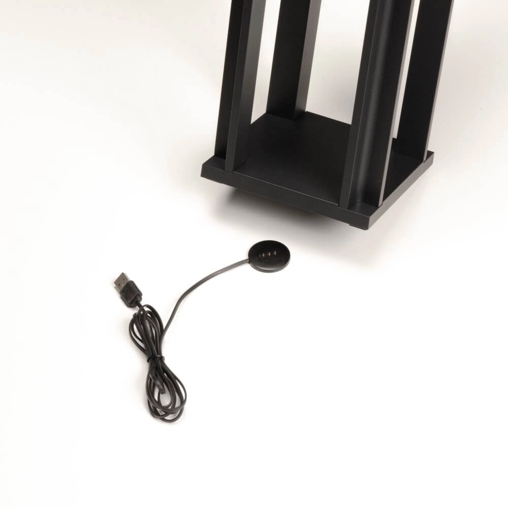 Black table lamp Cannes KonstSmide 7318307819755