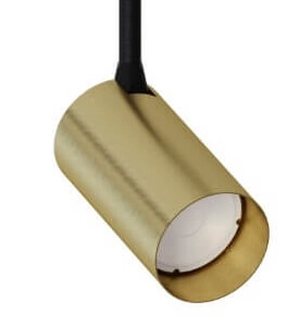 Tiltable surface-mounted spotlight Mono Long gold Lyora 5903139773294