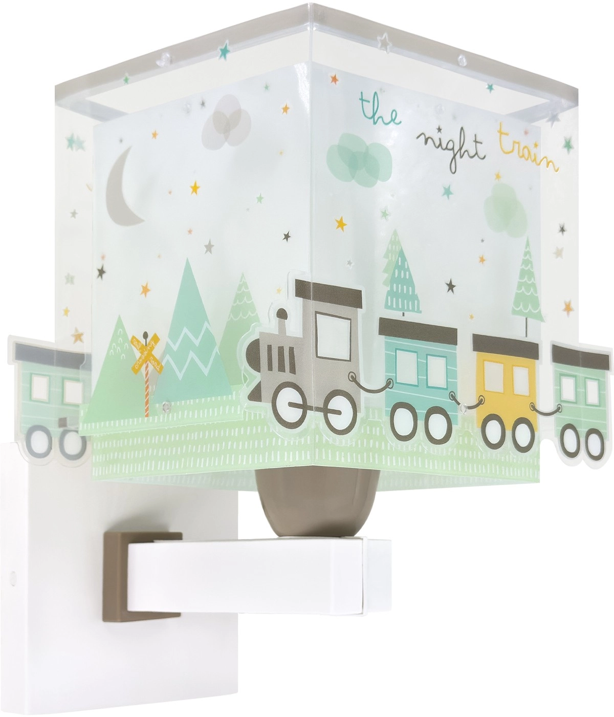 Wall lamp Night Train Grey glow in the dark