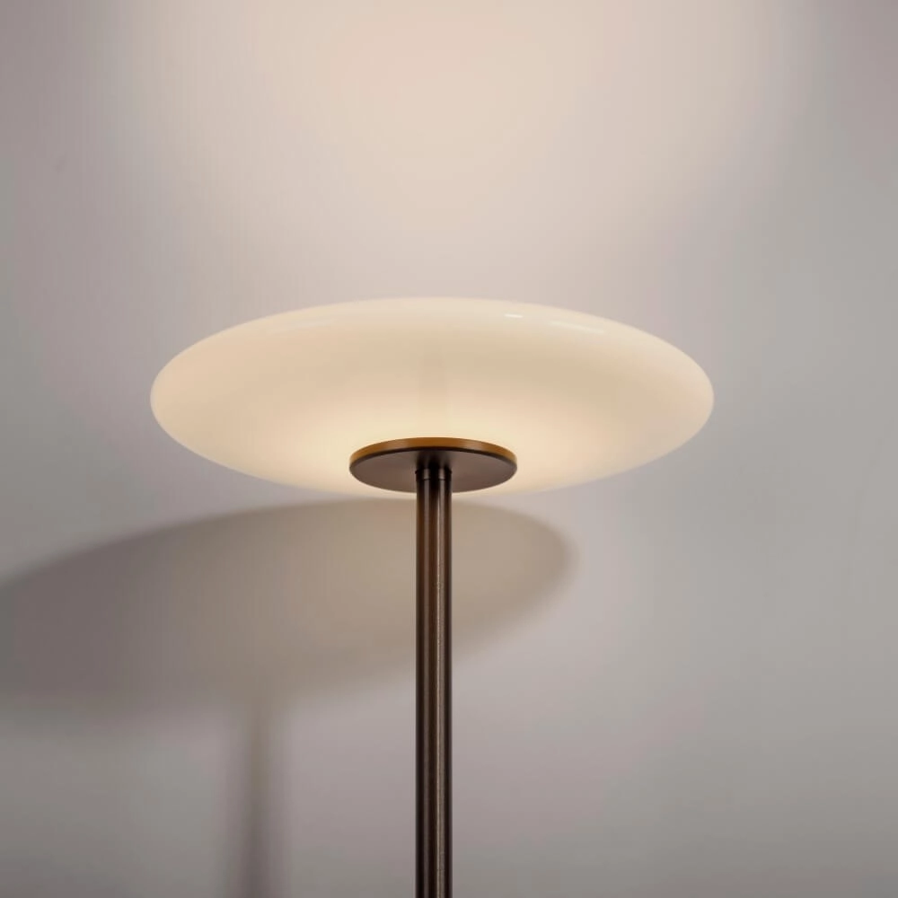 Designer floor lamp Pure Vitrum brown Paul Neuhaus 4012248382714