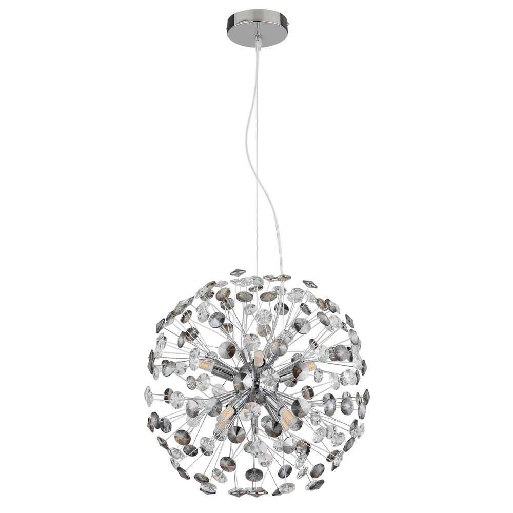 Pendant lamp Katrina chrome Ø 40cm Globo 9007371487332