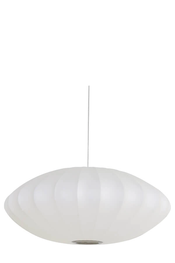 Japandi pendant lamp Fay Ø 70cm white Light & Living 8717807069025