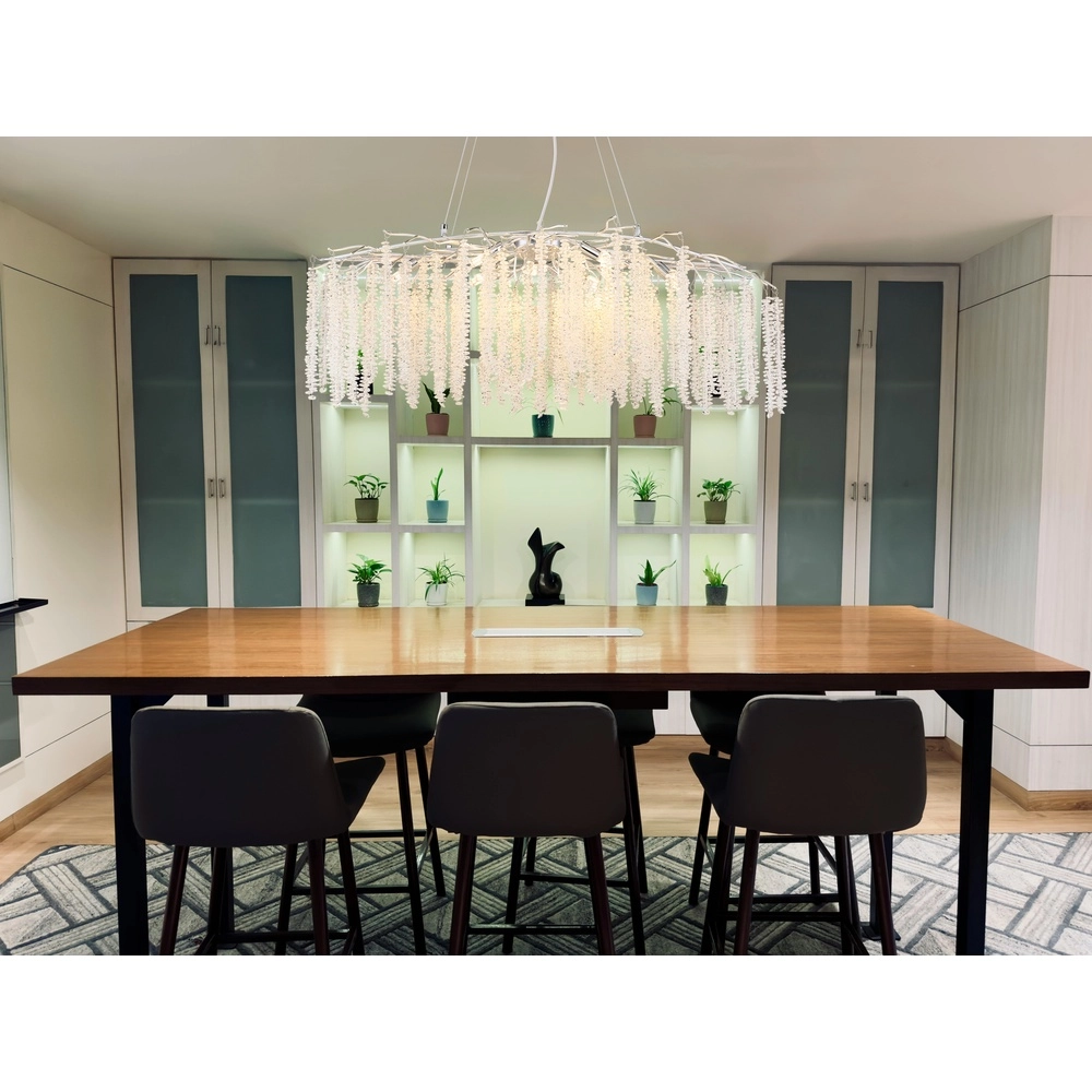 Pendant lamp Laverne chrome oval Globo 9007371578153