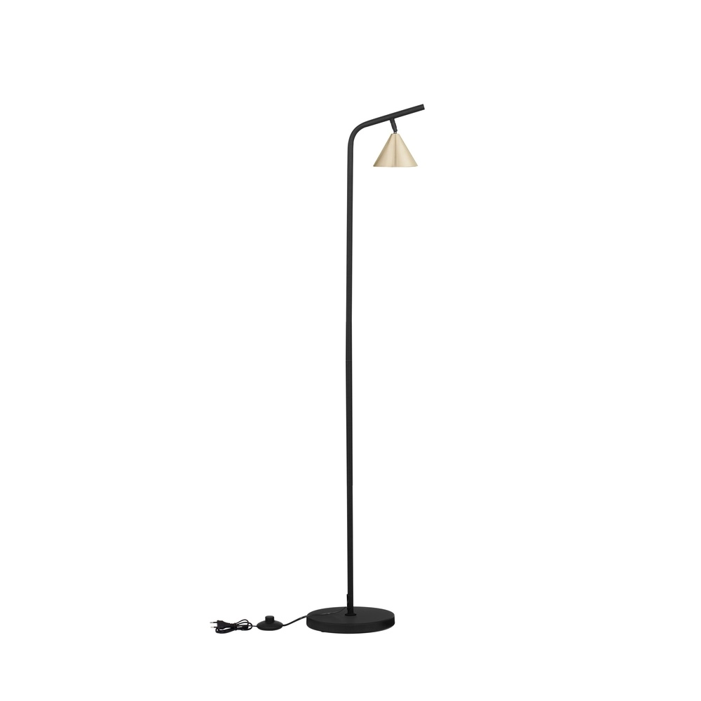 Floor lamp Conico black with gold Lyora 5212017475473