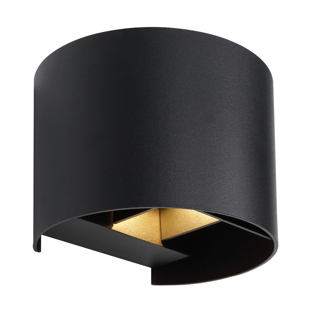 Surface-mounted spot Veronika Black up & down round Globo 9007371454037