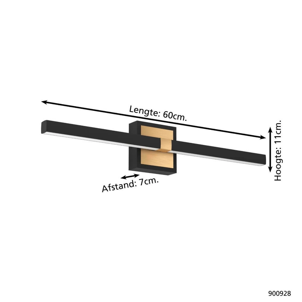 Bathroom Wall Lamp Peguera 60cm Eglo 9008606274987