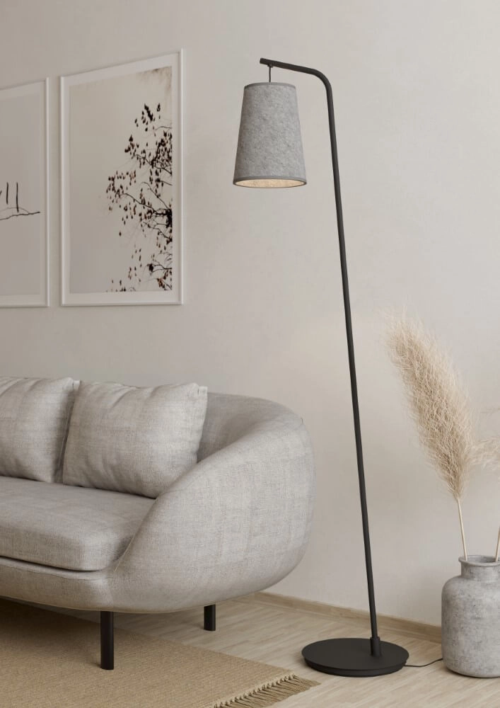 Textile floor lamp Alsager Eglo 9002759439873