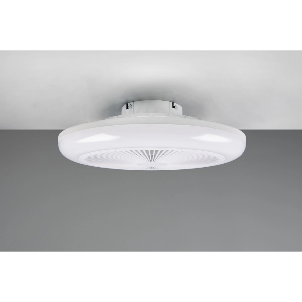 Design fan Holmsund white Ø 46cm with RGB function Trio 4017807688665
