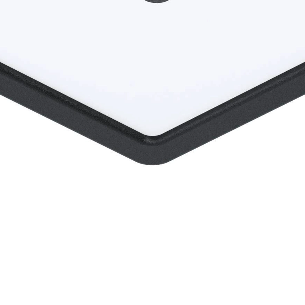 Square ceiling lamp Iphias 2 IP44 black Eglo 9008606232611