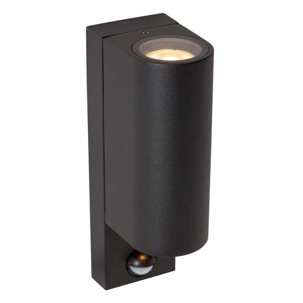Wall spotlight Zaro Up & Down Black With Sensor Lucide 5411212690142