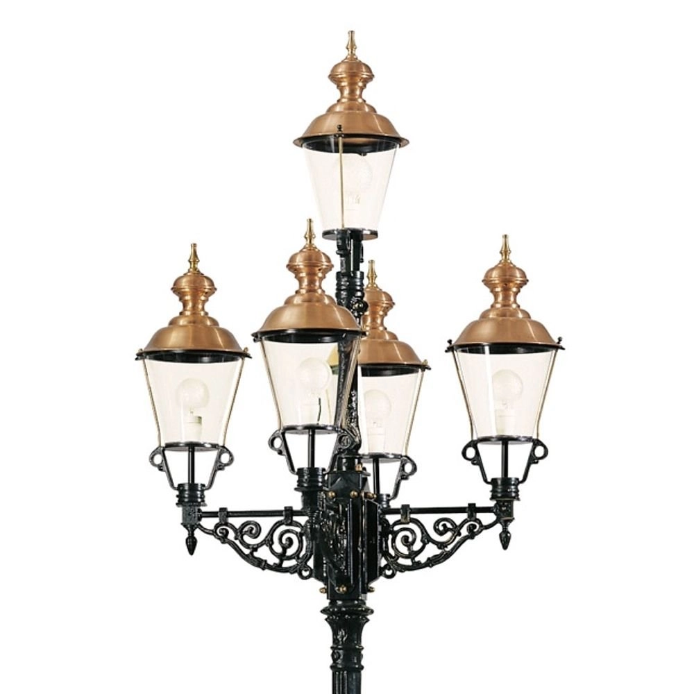 Nostalgic garden lamp Monaco 5-light - black KS Verlichting 8714732040242