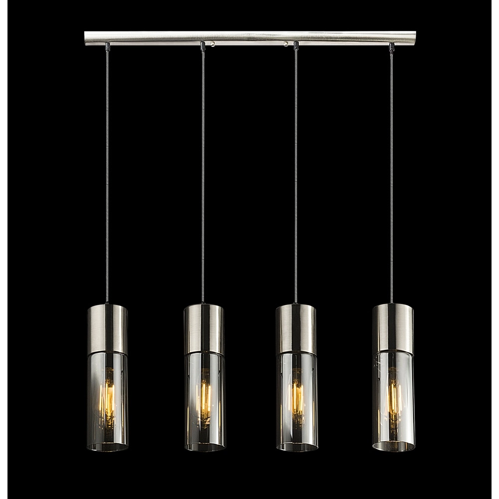 4-light pendant lamp Annika Nickel design Globo 9007371382200