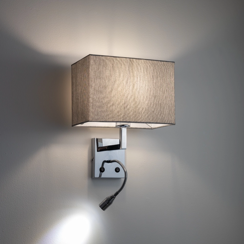 Bedside lamp Hotel Mood Led 26cm grey