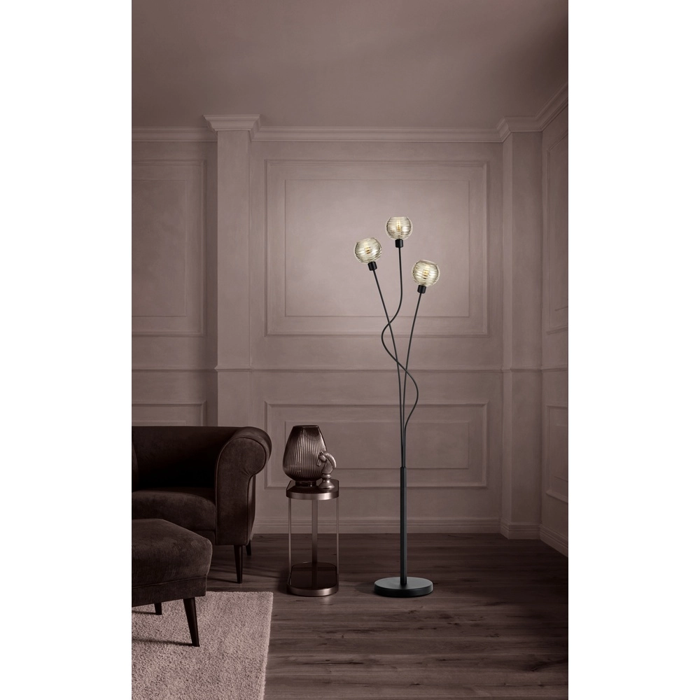 Floor lamp Creppo Black Eglo 9002759396947
