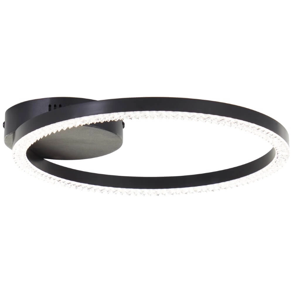Black ceiling lamp Aurelia 1500lm Brilliant 4004353442117