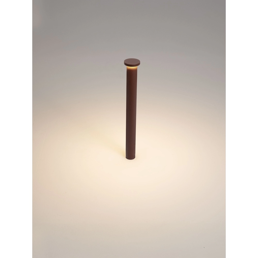 Modern path lighting Bast rust brown 65cm - 2700K Lyora 5212017497673