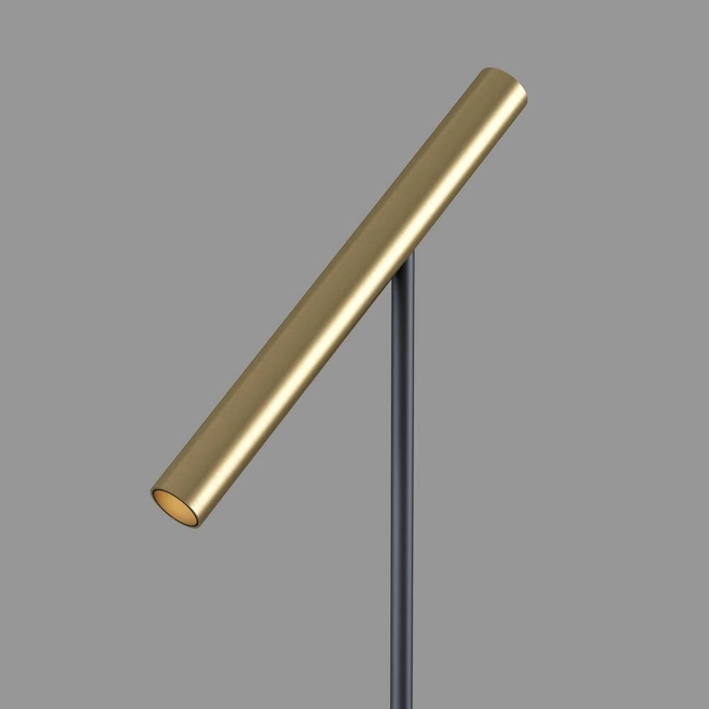 Design floor lamp Kansas Black with warm gold Artdelight 8720701102538