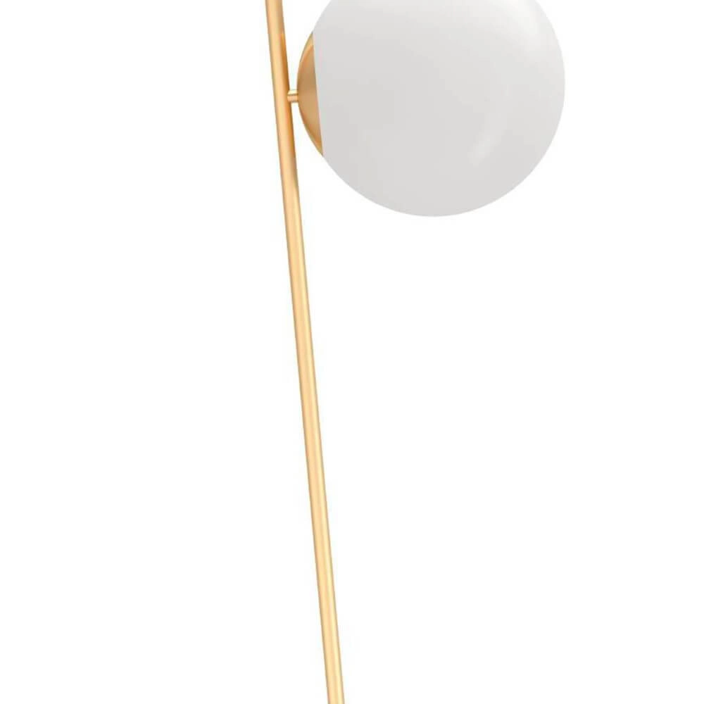 Floor lamp Rondo 4 gold with white sphere Eglo 9008606274451