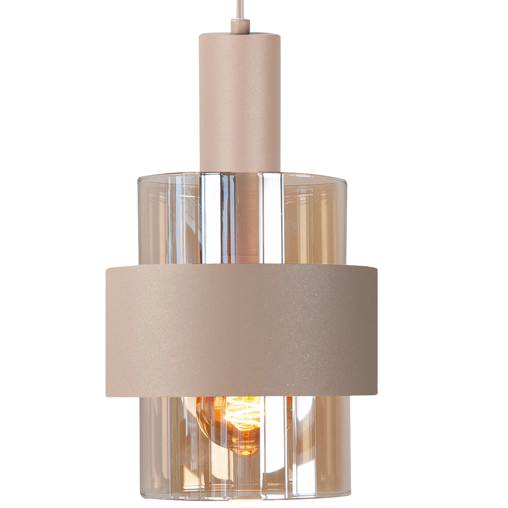 4-light pendant lamp Marrone sand brown Highlight 8718379051364