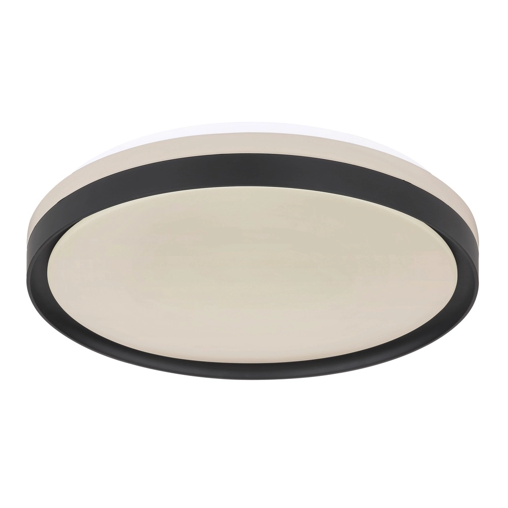 Ceiling light Sonny black with white Ø 39cm Globo 9007371424832