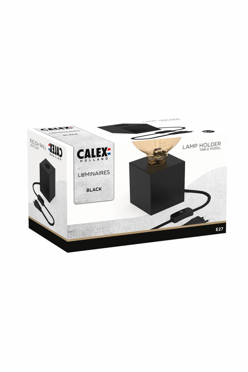 Black table lamp Calexa Circle 8712879147985