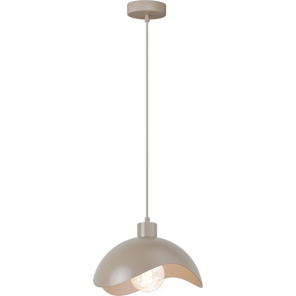 Design pendant lamp Volta Ø30cm - wavy - sand