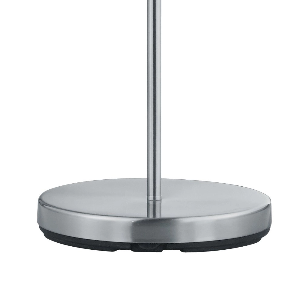 Floor lamp Series 4611 matt chrome with white lampshade Trio 4017807276121