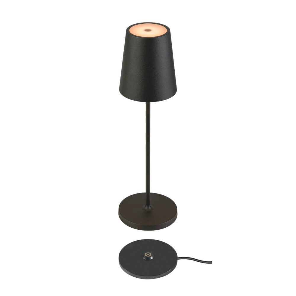 Outdoor table lamp Vinolina Two black - rechargeable SLV 4024163288323
