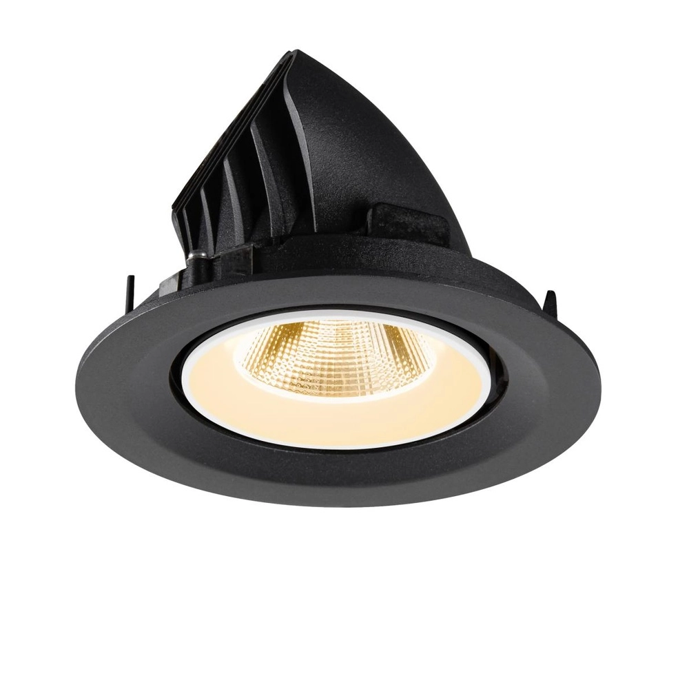 Recessed spotlight Numinos Gimble M black/white 2700K - 20deg SLV 4024163312127