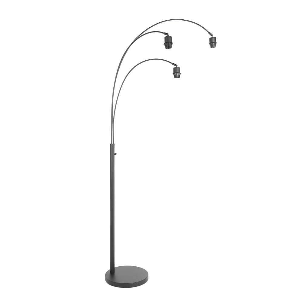 Floor lamp Sparkled Light black with gray caps Steinhauer 8712746173604