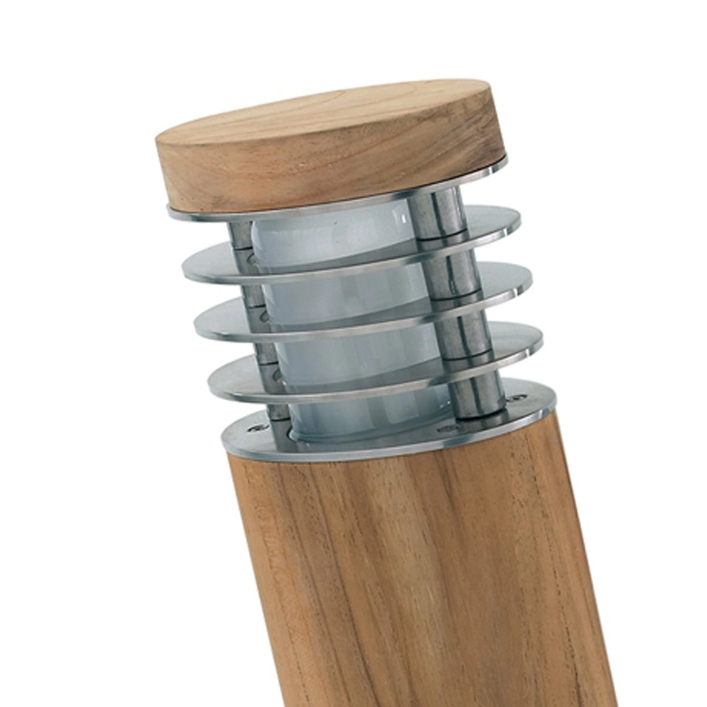 Wooden outdoor lamp Ellips Teak 42cm Royal Botania
