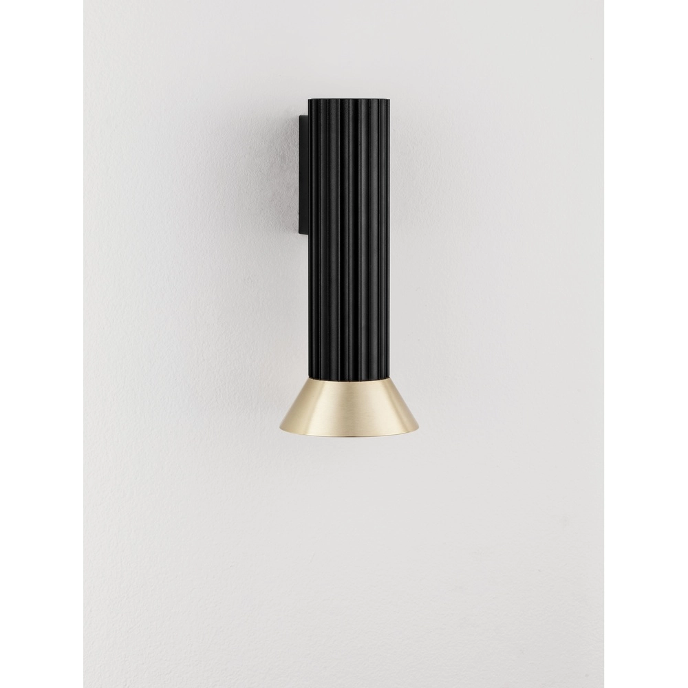 Wall spotlight Luvia black with gold Lyora 5212017475558