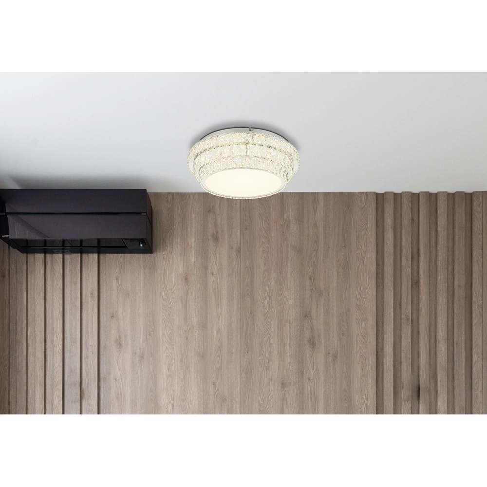 Ceiling lamp Klara Ø 50cm chrome Globo 9007371459087