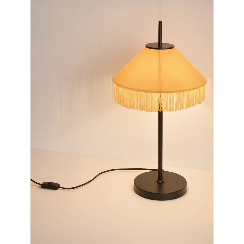 Tiffany table lamp Velvy yellow Lyora 5212017493798