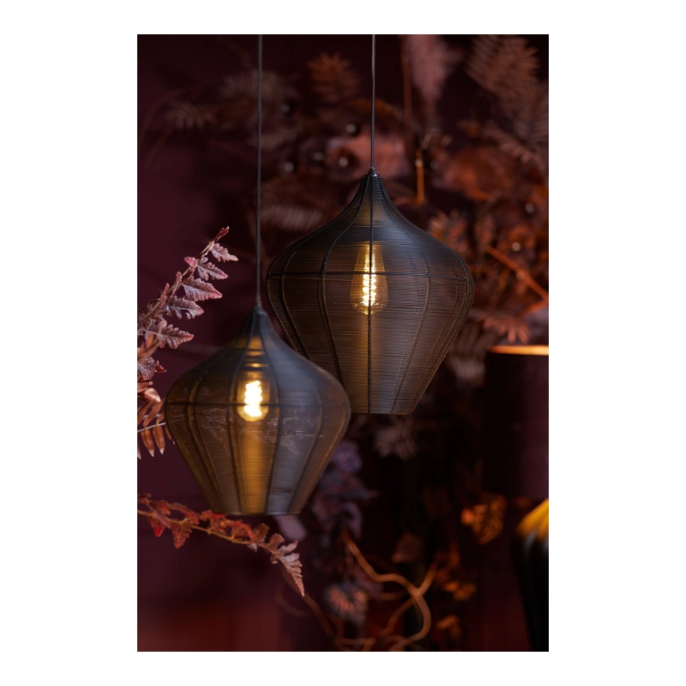 Pendant lamp Alvaro black Ø 27cm Light & Living 8717807602574