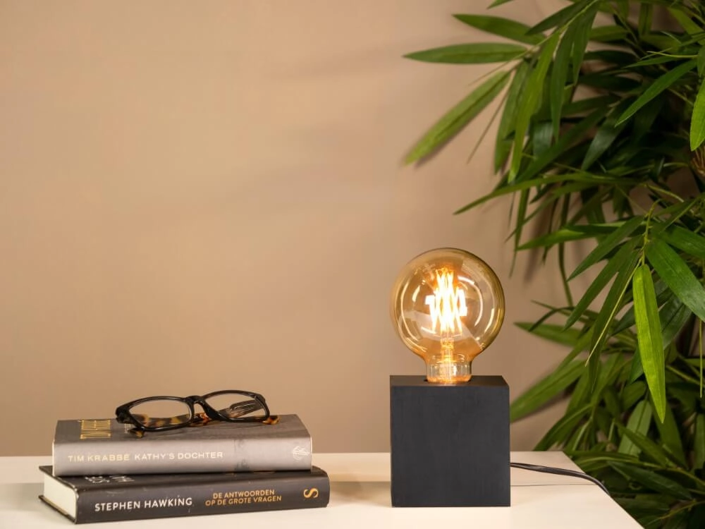 Table lamp Prestwick 2 Dark wood Eglo 9002759437343