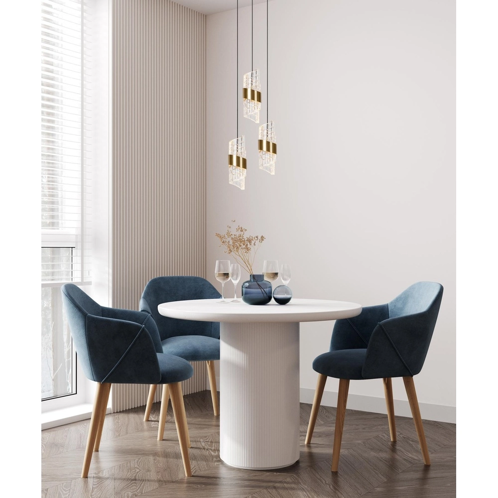 Design pendant lamp Kligande 3-light gold Lucide 5411212134608