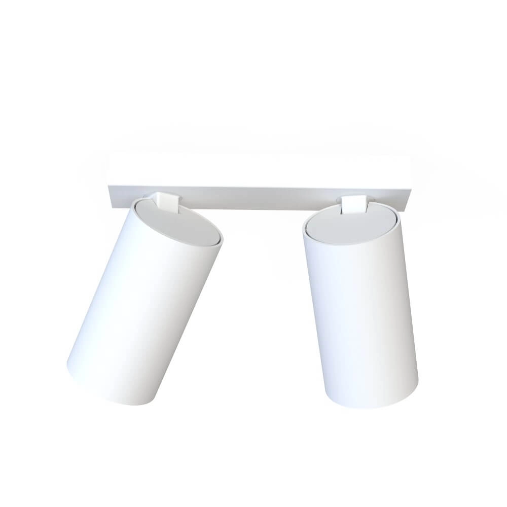 White surface-mounted spotlight Mono 2-light tilting Lyora 5903139781091