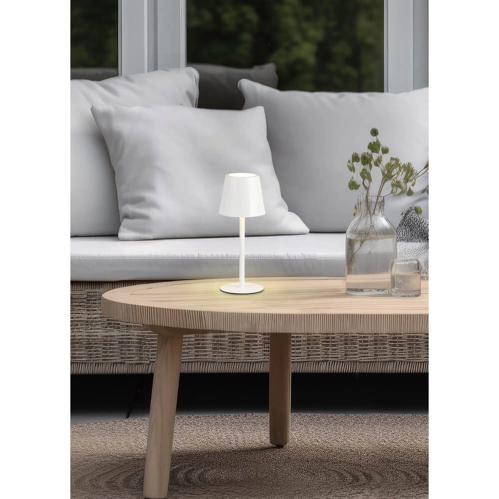 Rechargeable table lamp Diaz white Trio 4017807644777