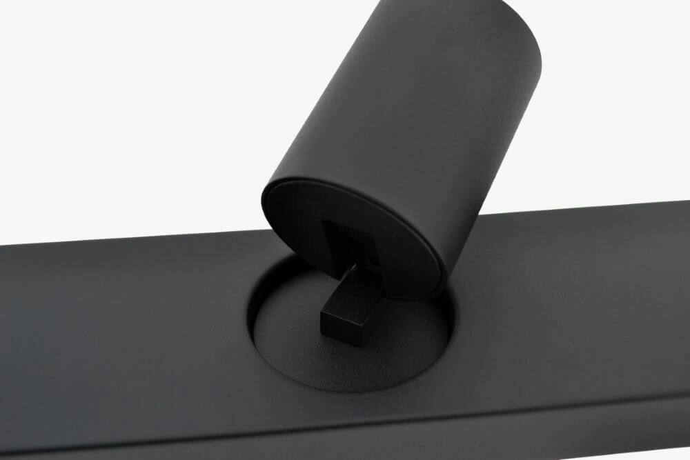 Bathroom surface-mounted spotlight Seller - IP44 black Lyora 5053423187747