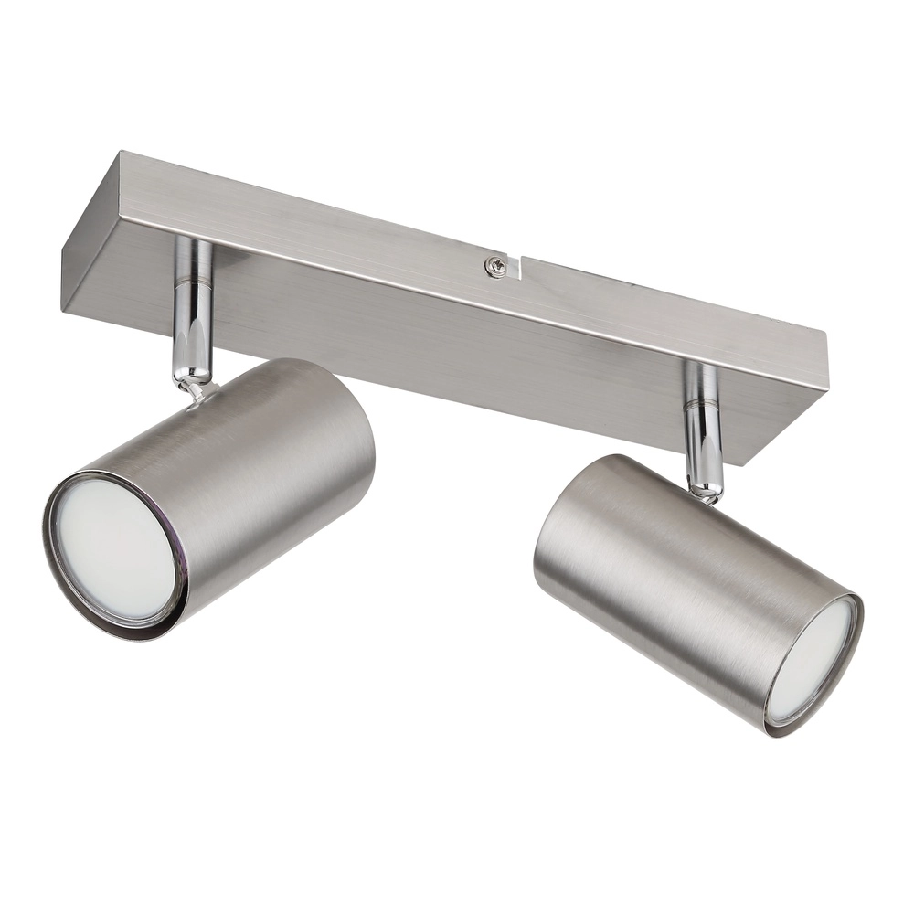 Ceiling lamp 2-lights Robby nickel Globo 9007371439515