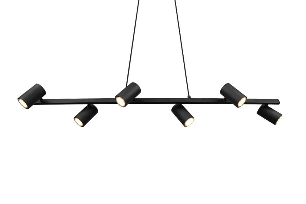 Black hanging lamp Marley Trio 4017807523652