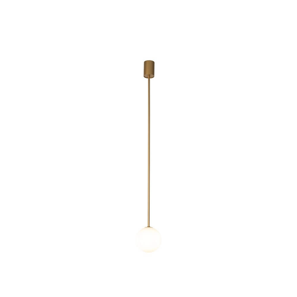 Glass ceiling lamp Kier M gold - 96cm Lyora 5903139103060