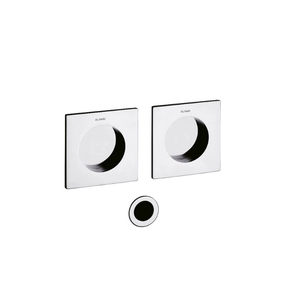 Sliding door handle Giotto Q chromium
