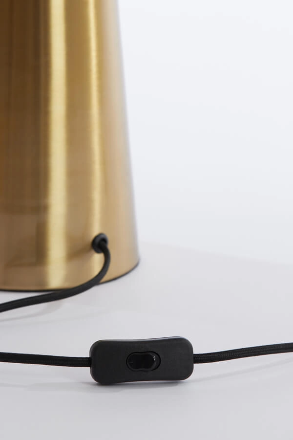 Table lamp Pleat gold Ø 30cm Light & Living 8717807687731